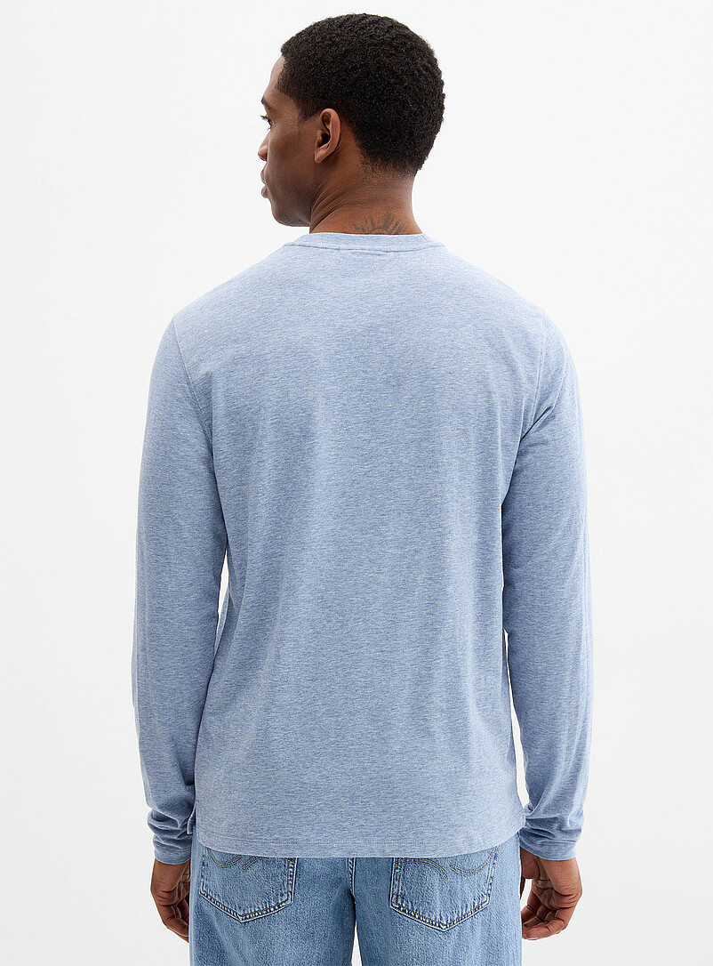 Solid long-sleeve T-shirt Standard fit | Le 31 | | Simons