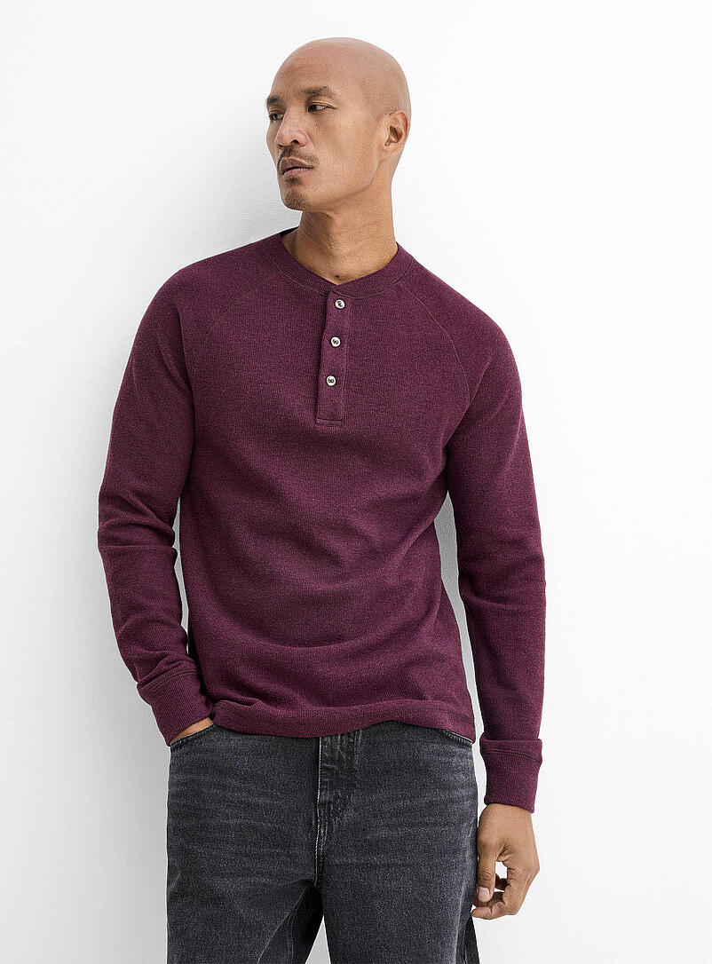 Henley Raglan Le t-shirt henley manches raglan | Le 31 | T-shirts à Manches Longues ...