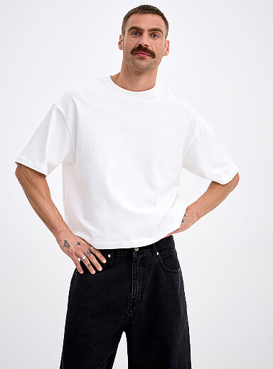 Cropped T-shirt <b>Oversized fit</b>