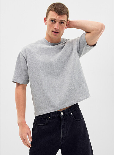 Le t-shirt ample court <b>Coupe surdimensionn&eacute;e</b>