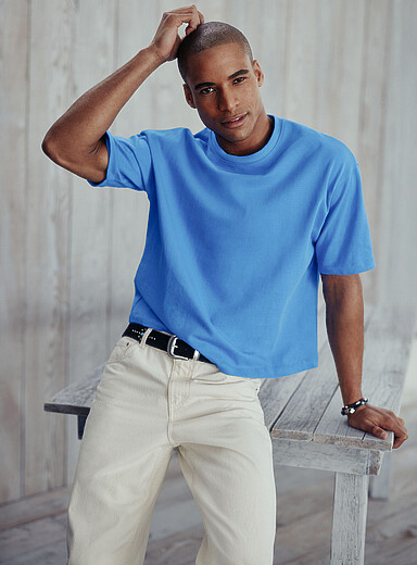 Le t-shirt ample court <b>Coupe surdimensionn&eacute;e</b>