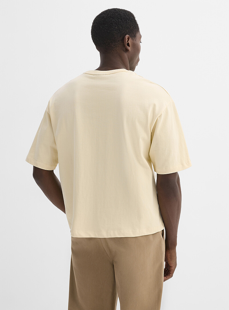 Le 31 Blue Cropped T-shirt <b>Oversized fit</b> for men