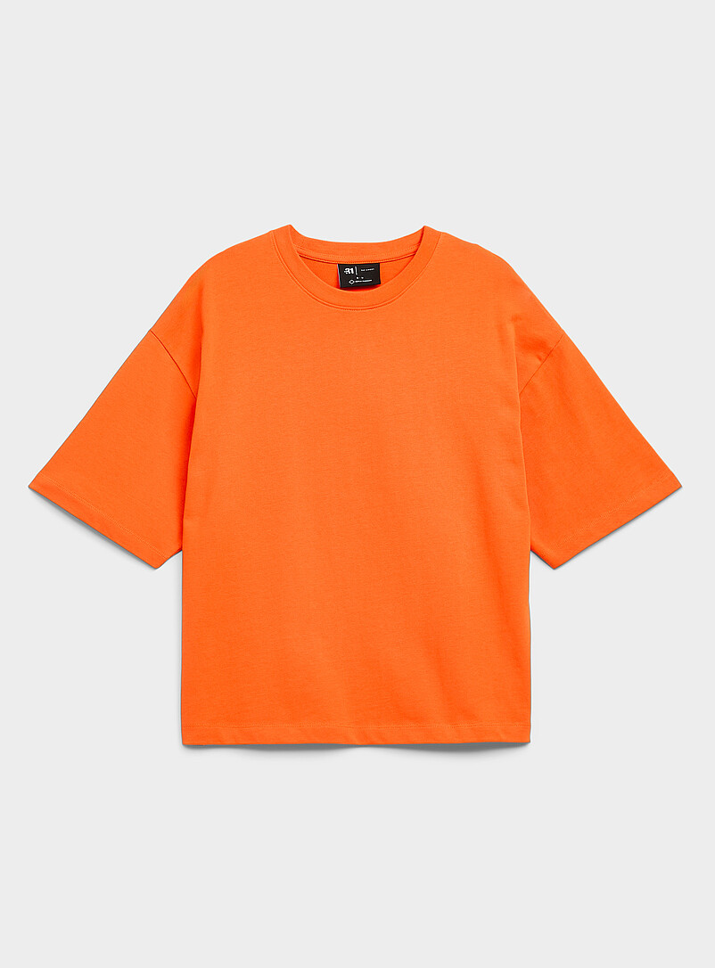 Le 31 Blue Cropped T-shirt <b>Oversized fit</b> for men
