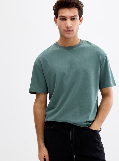 Le 31 Assorted Green Compact jersey T-shirt <b>Comfort fit</b> for men