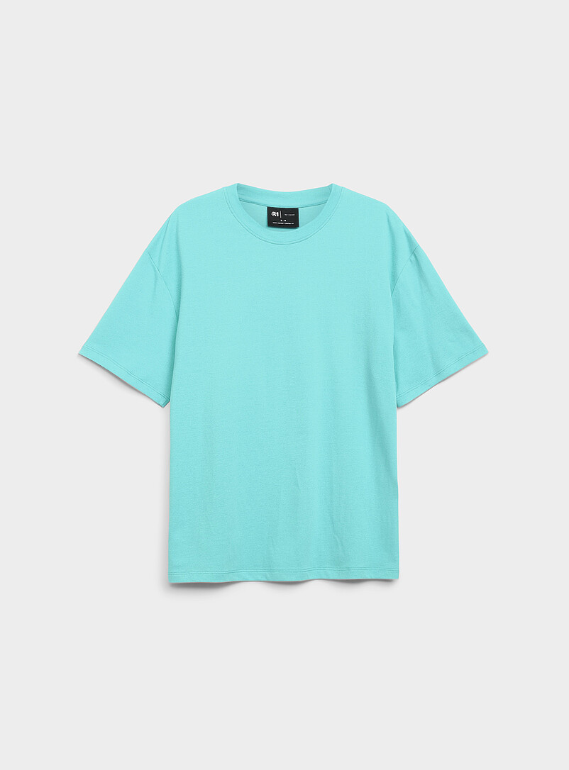 Le 31: Le t-shirt jersey compact <b>Coupe confort</b> Blanc pour homme