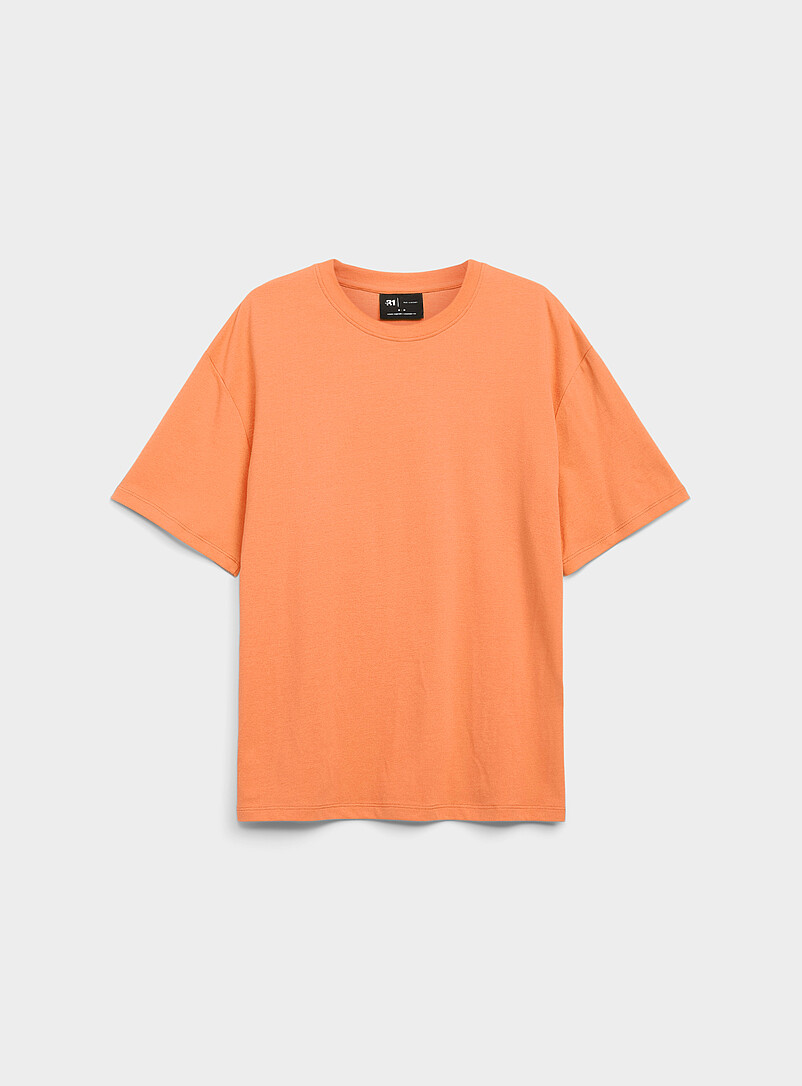 Le 31: Le t-shirt jersey compact <b>Coupe confort</b> Blanc pour homme