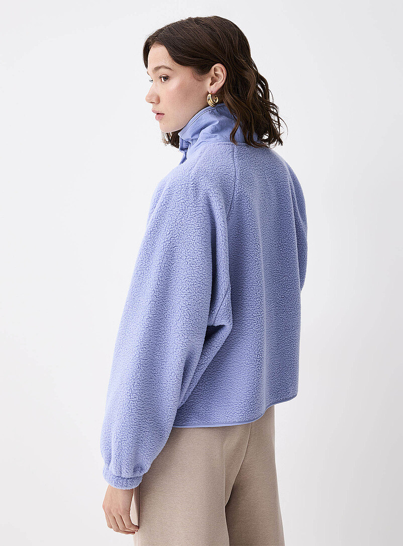 Nylon details fleece jacket | Twik | Women's Jackets | Simons