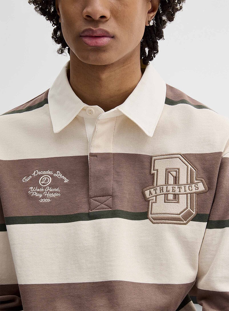 Djab Sand Athletics logo rugby polo for men
