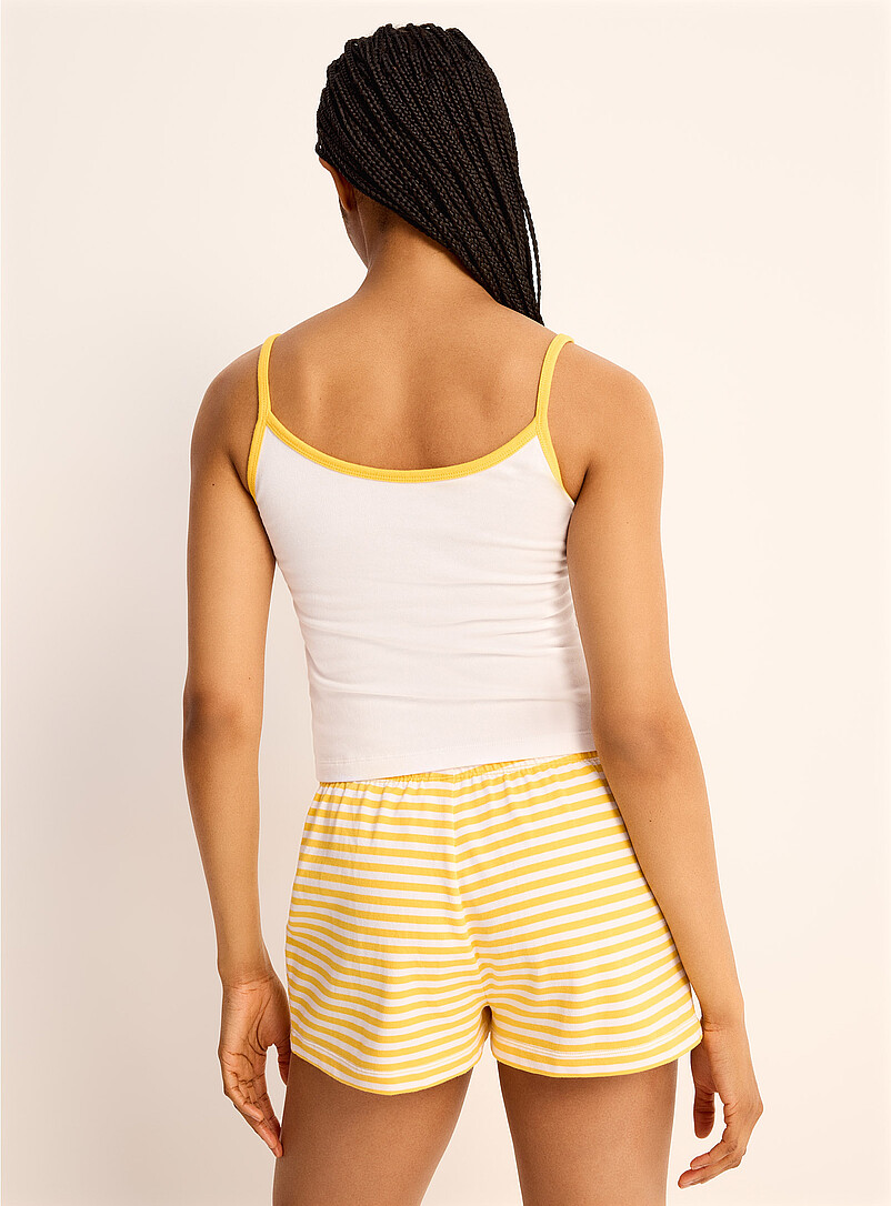 Miiyu x Twik: Le minishort pyjama trois boutons tout confort Violet  pour femme