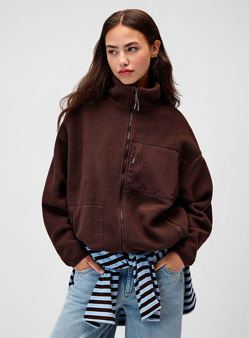 Loose printed fleece jacket | Twik | | Simons