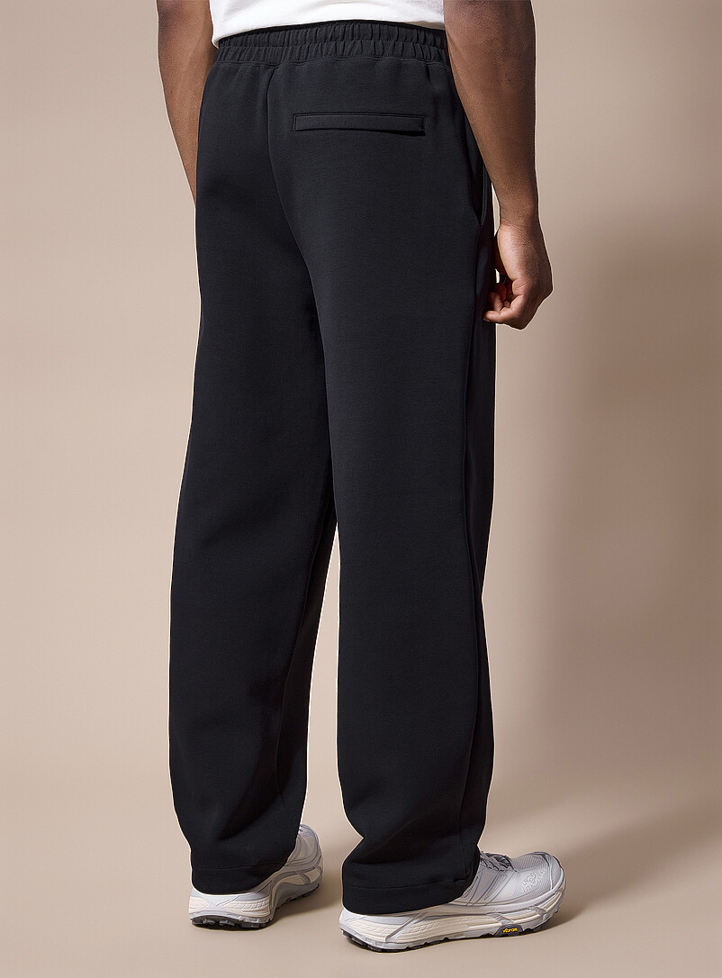 I.FIV5: Le pantalon large jersey double face Gris pour homme