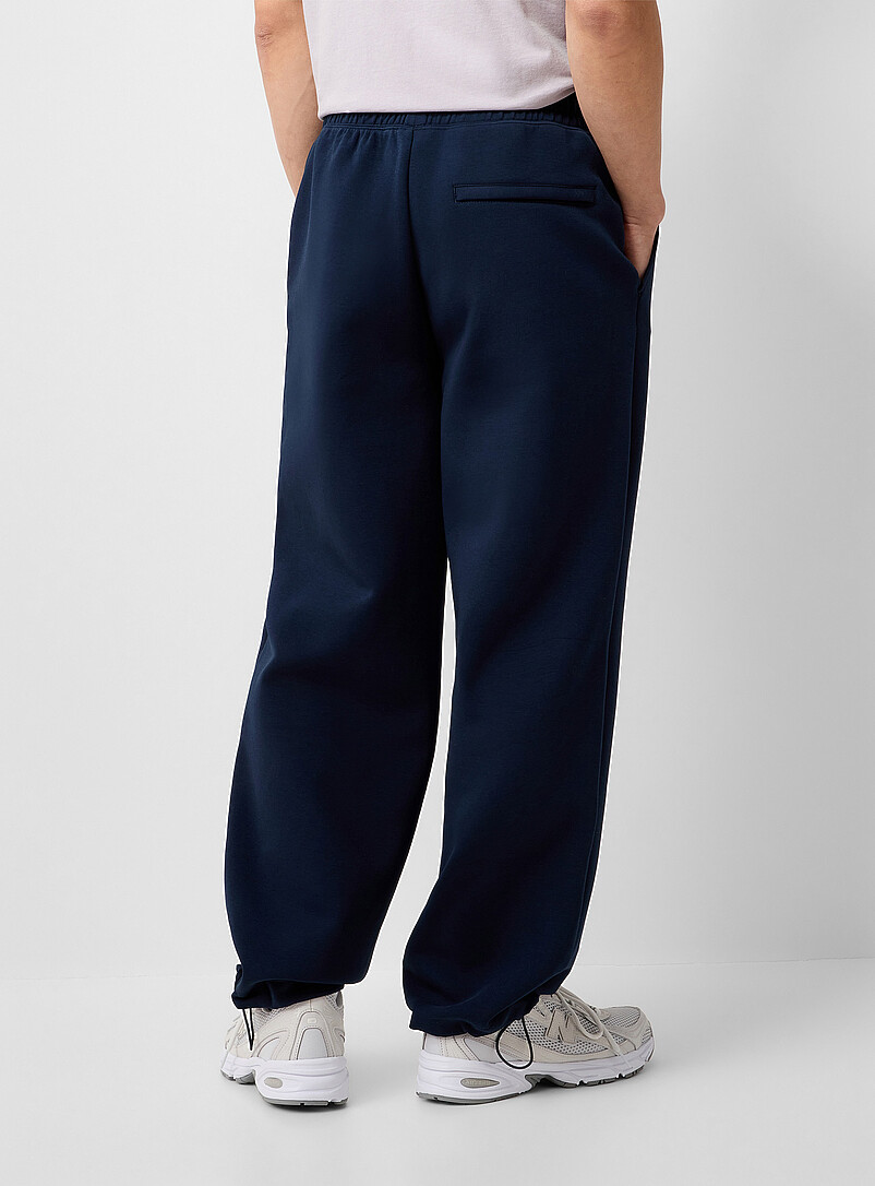 I.FIV5: Le pantalon large jersey double face Gris pour homme