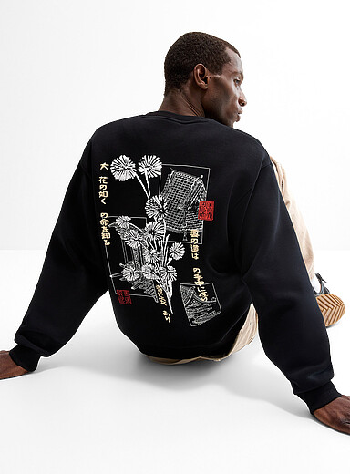 Asian treasures sweatshirt <b>Comfort fit</b>
