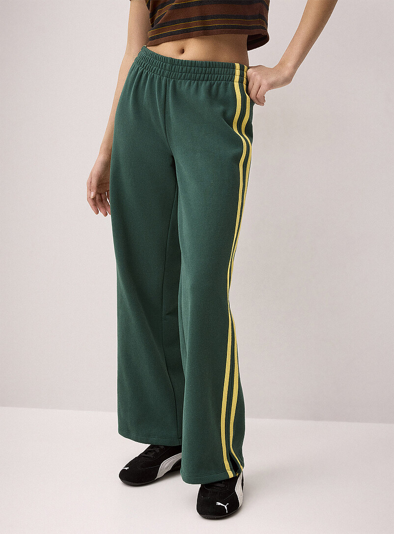 Track stripe wide-leg sweatpant | Twik | Shop Women%u2019s