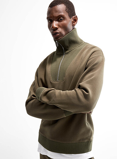 Le sweat col camionneur <b>Coupe confort</b>