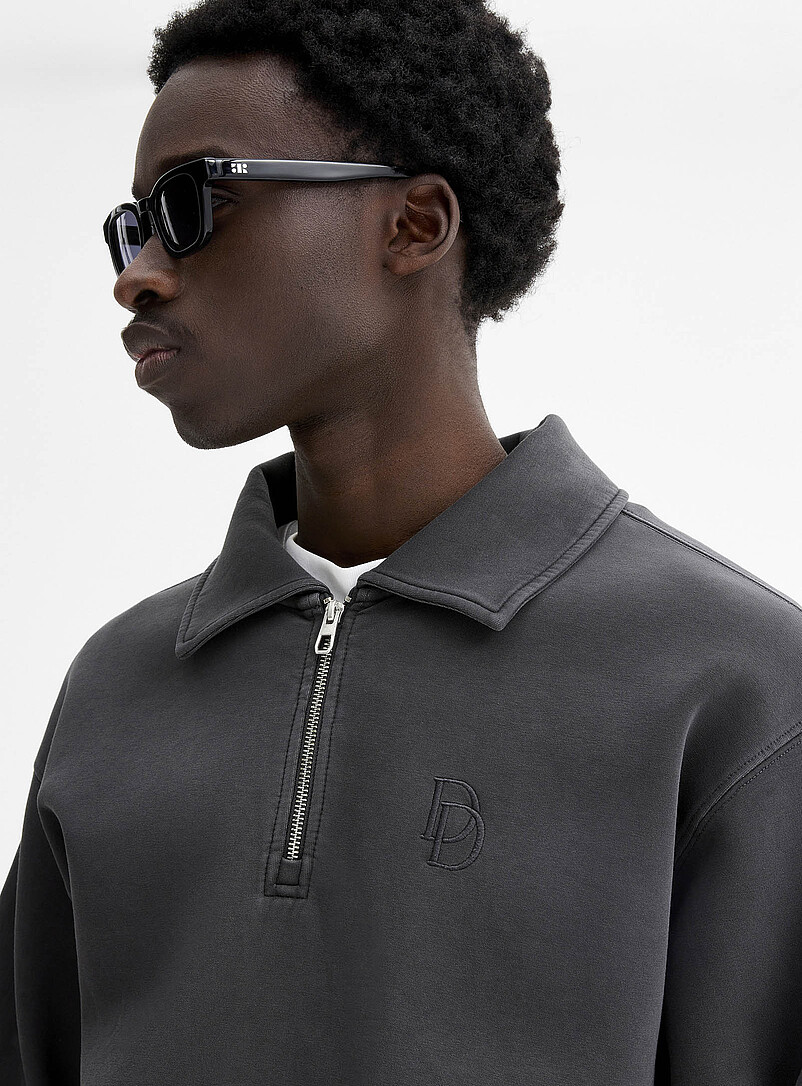 Double-knit quarter-zip sweatshirt DJAB 101 Loose fit | Djab