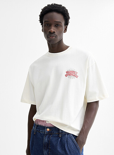 Le t-shirt court graphique western <b>Coupe ample</b>
