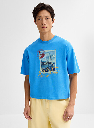 Le t-shirt destination estivale <b>Coupe surdimensionn&eacute;e</b>
