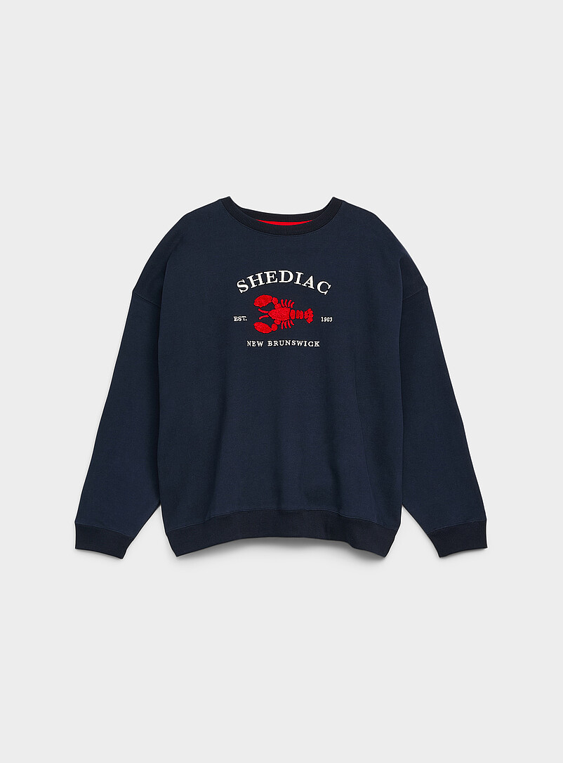 Oversized destination fleece sweatshirt | Twik | Women's