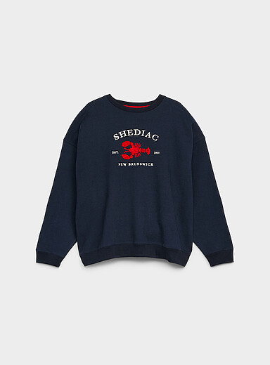 Twik: Le sweat ample molleton destination Sh&eacute;diac pour femme
