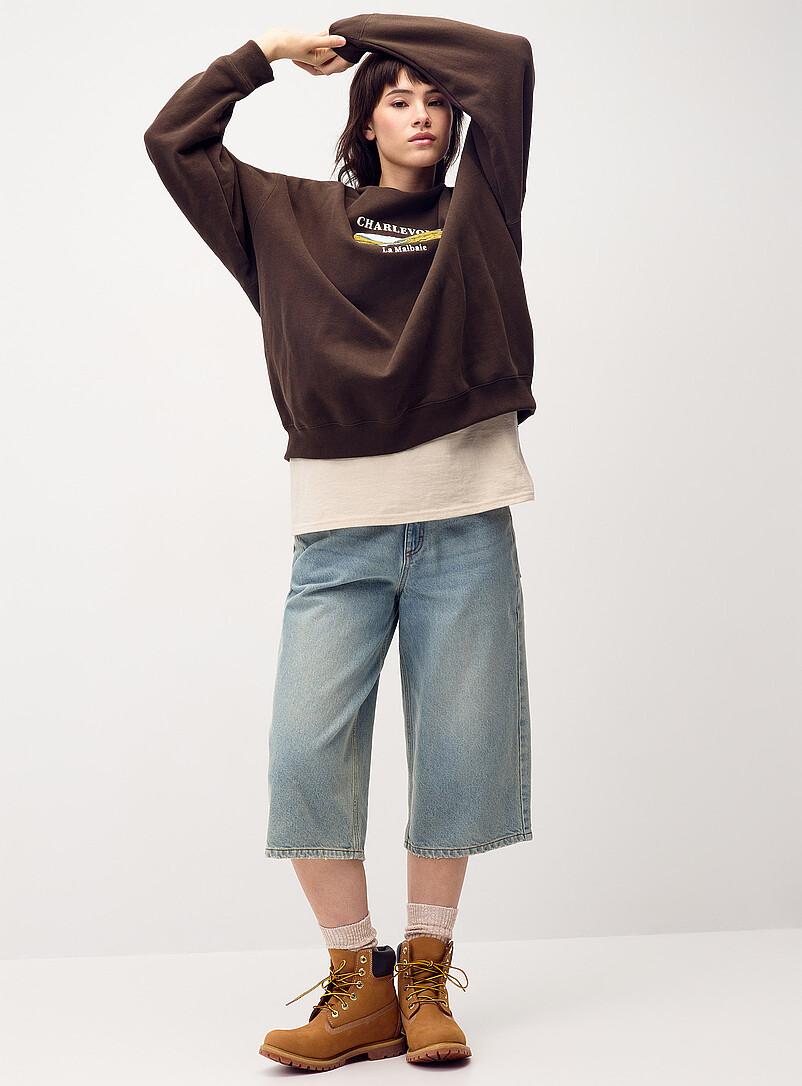 Twik: Le sweat ample molleton destination Nazar&eacute; pour femme