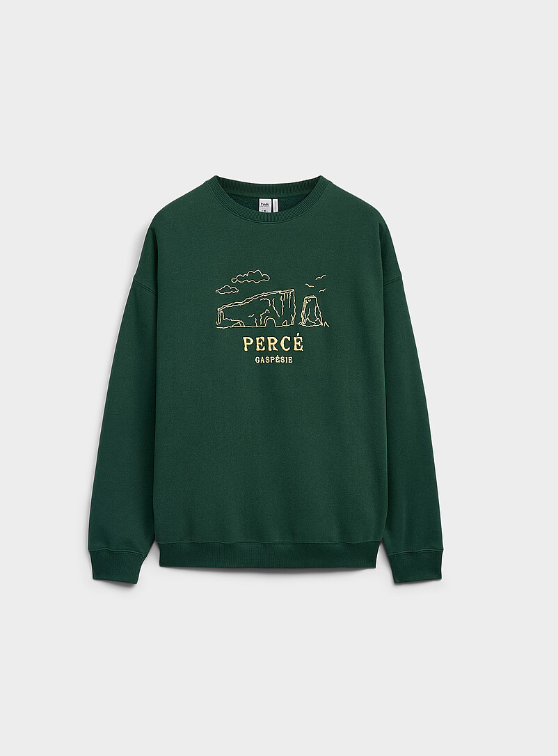 Twik Charlevoix Oversized destination fleece sweatshirt for women