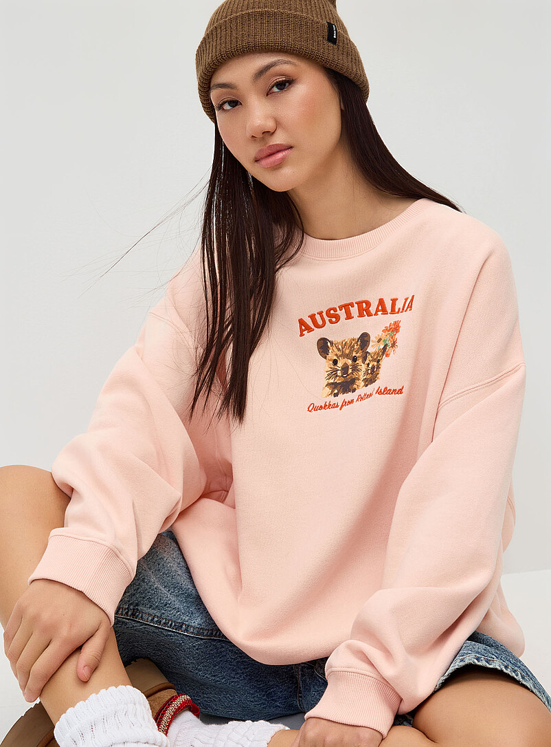 Twik: Le sweat ample molleton destination Nazar&eacute; pour femme