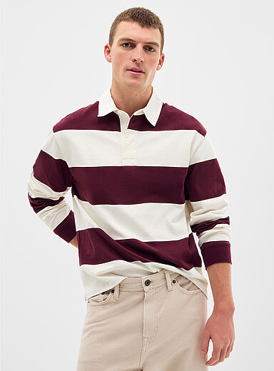 Le 31: Le polo rugby rayure club Bourgogne pour homme