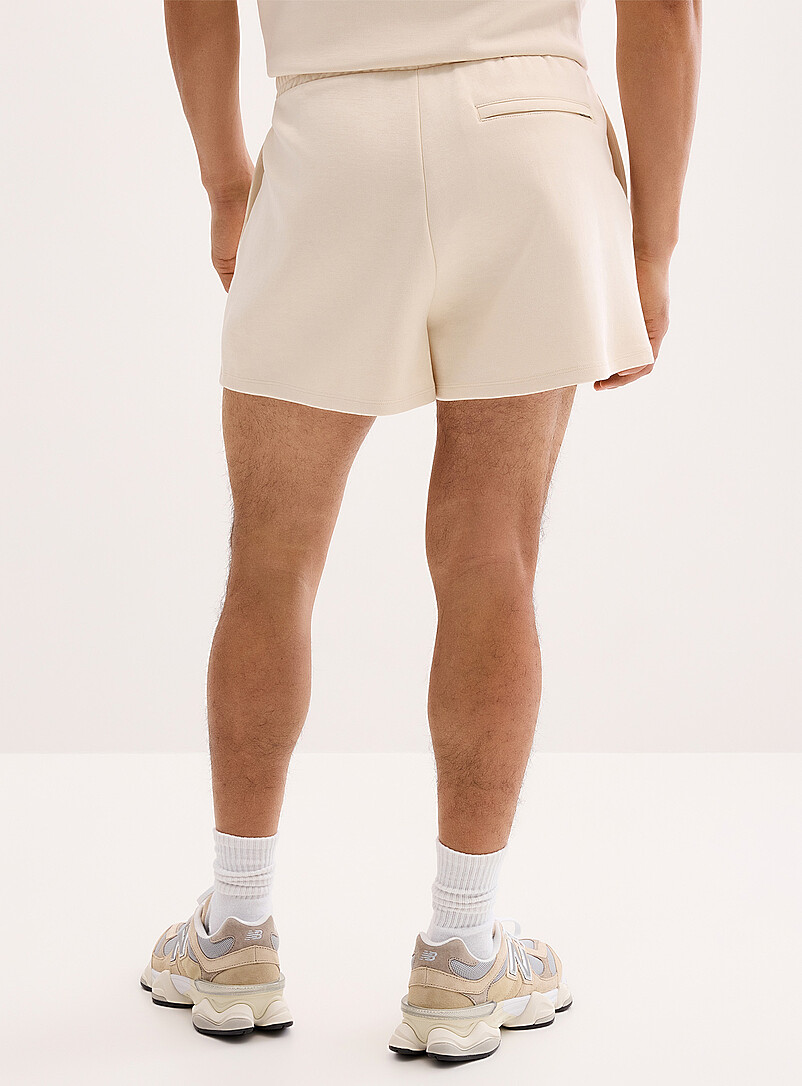 Le 31 Baby Blue Structured jersey short <b>Inseam: 3" (8 cm)</b> for men