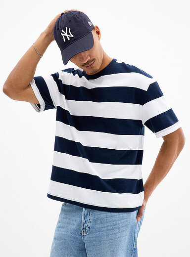 Le t-shirt rayures club <b>Coupe confort</b>