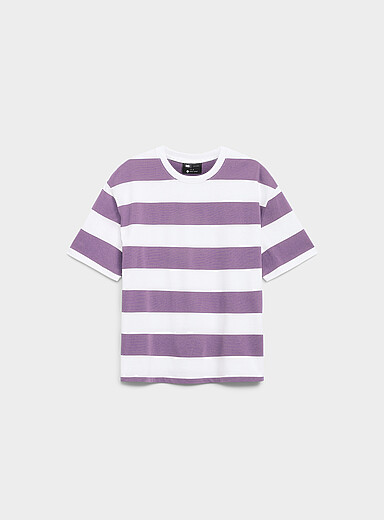 Club-stripe T-shirt <b>Comfort fit</b>