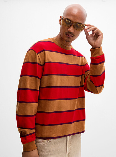 Preppy stripe T-shirt