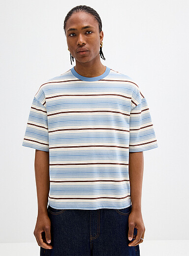 Mixed stripe T-shirt <b>Oversized fit</b>