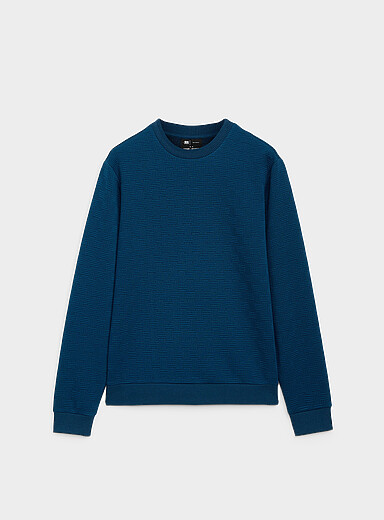 Embossed geo sweatshirt