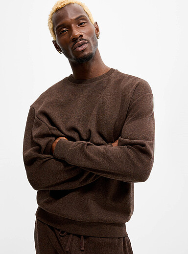 Le 31: Le sweat envers polaire Chocolat - Espresso pour homme