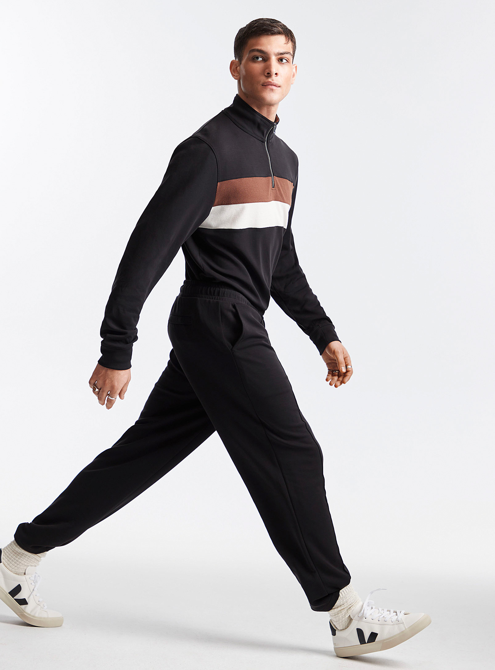 Le 31 Silky Jersey Pant In Black