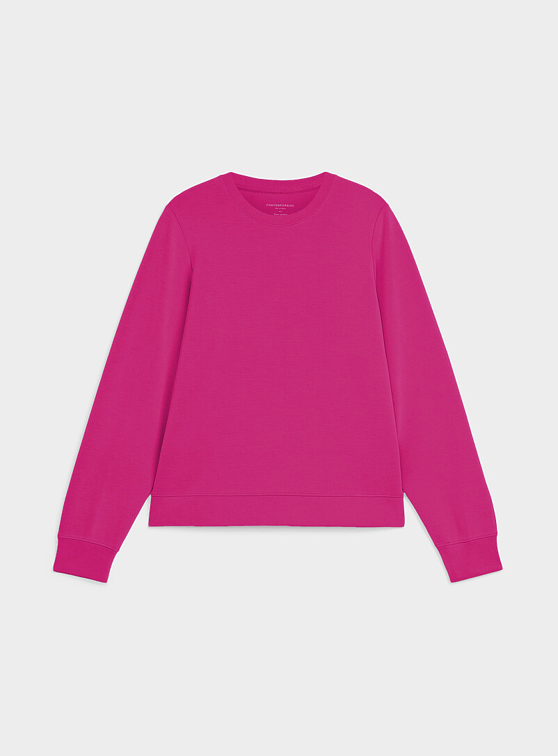 Peachskin Crew-Neck Sweatshirt