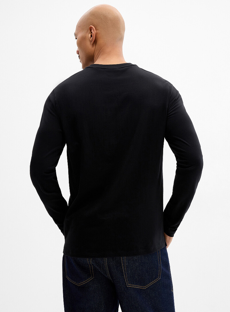Solid long-sleeve T-shirt Standard fit product image 2