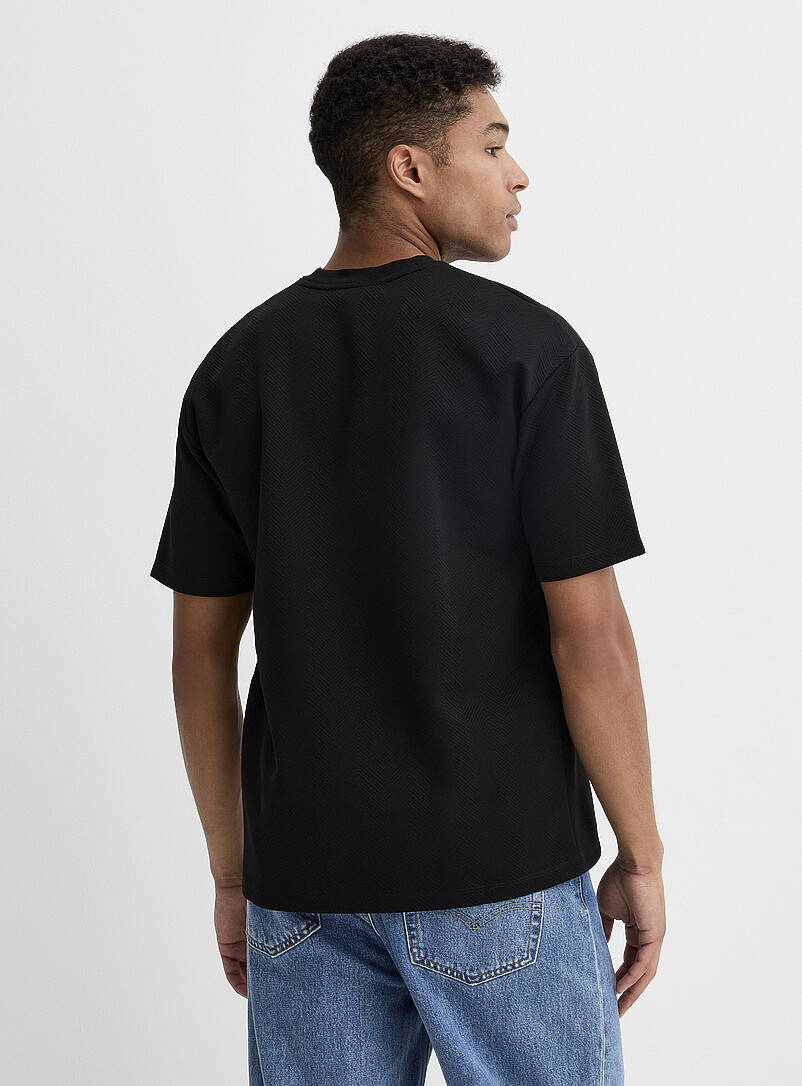 Embossed geo T-shirt product image 3