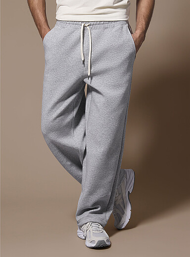 Wide-leg double sided jersey pant product image 3