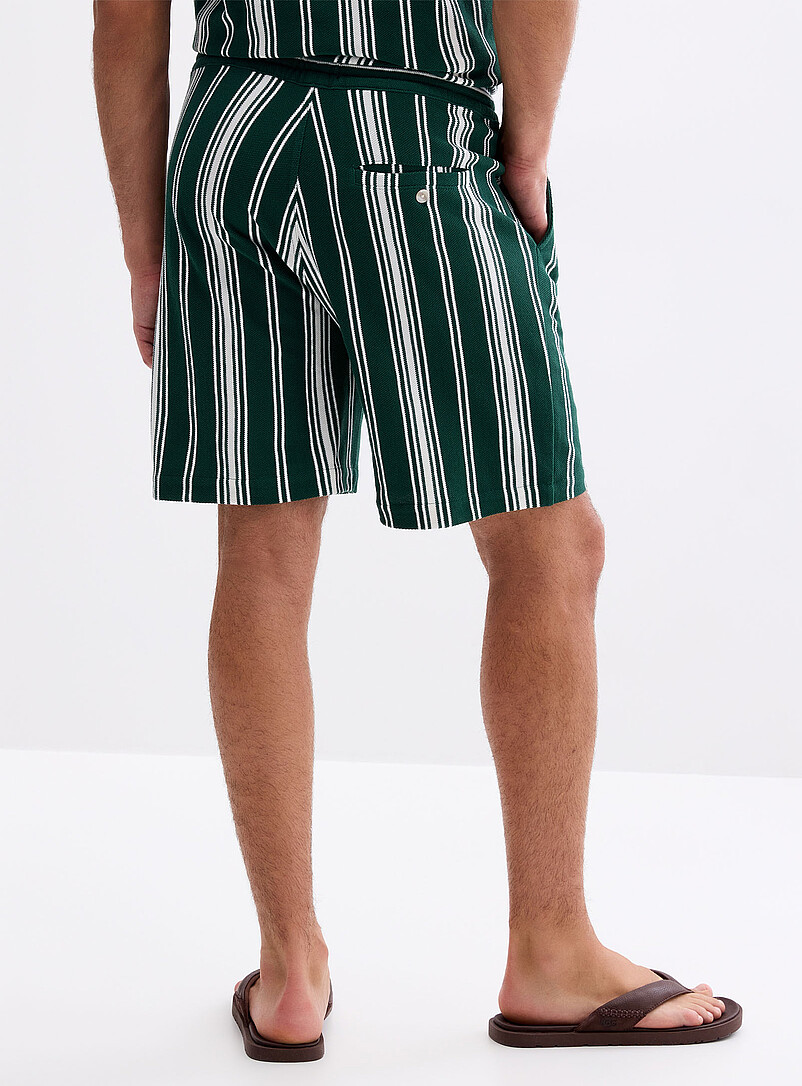 Striped knit short Inseam: 7" (18 cm) product image 3