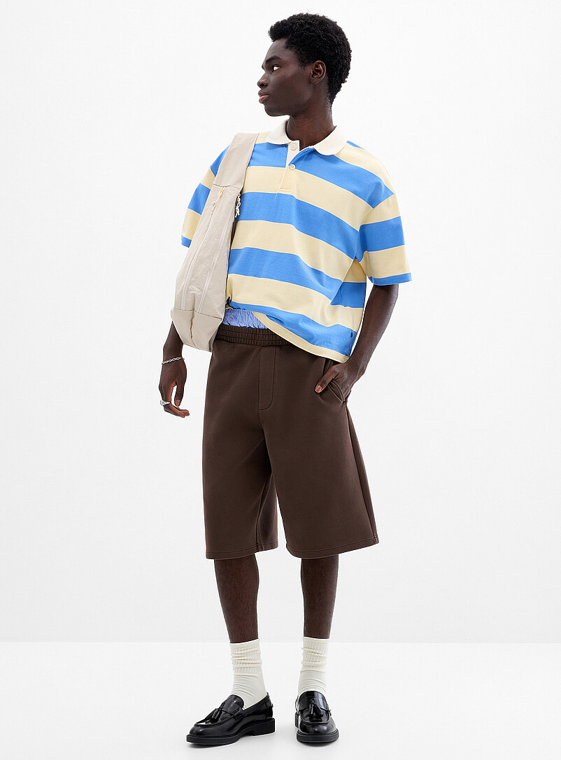 Smooth Fleece Long Bermudas Baggy Fit