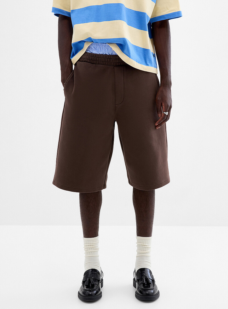 Smooth fleece long Bermudas Baggy fit product image 2
