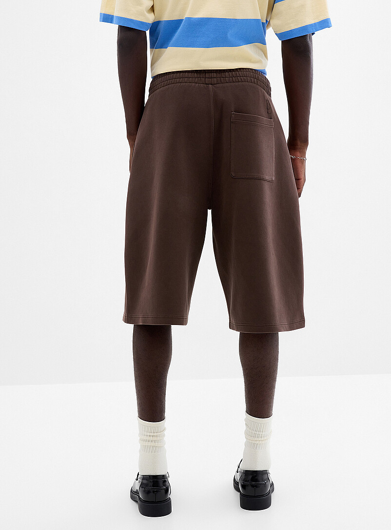 Smooth fleece long Bermudas Baggy fit product image 3