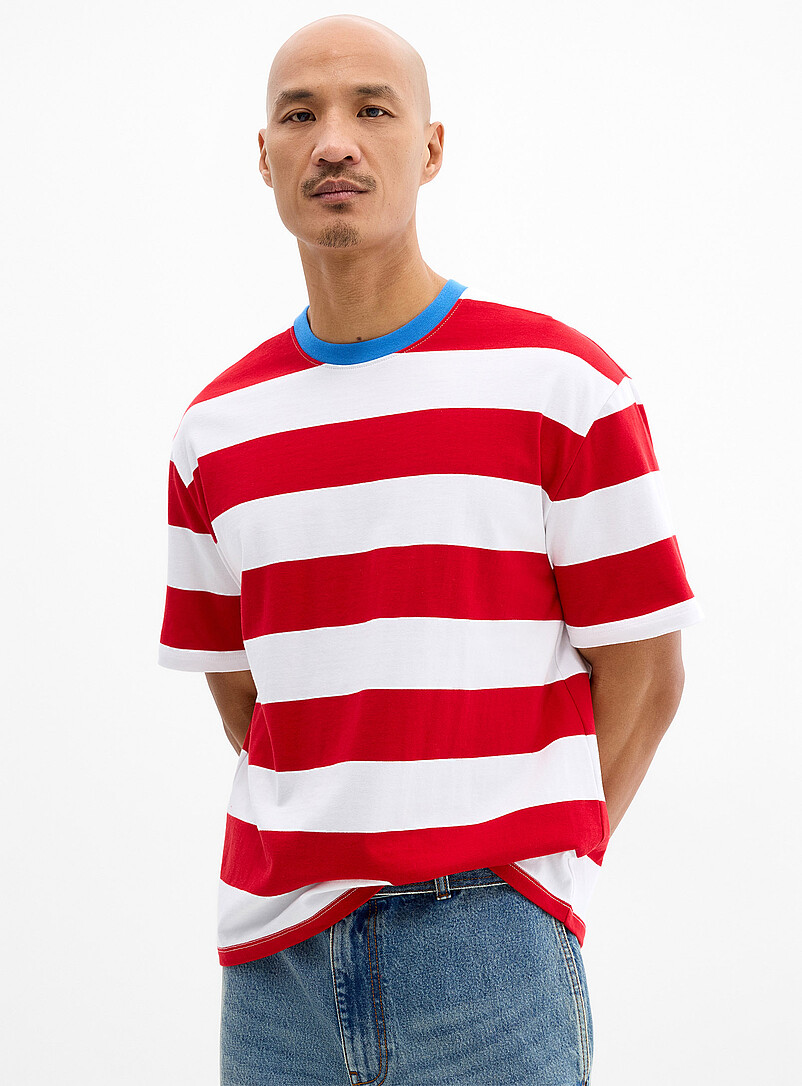 Club-stripe T-shirt Comfort fit product image (primary)