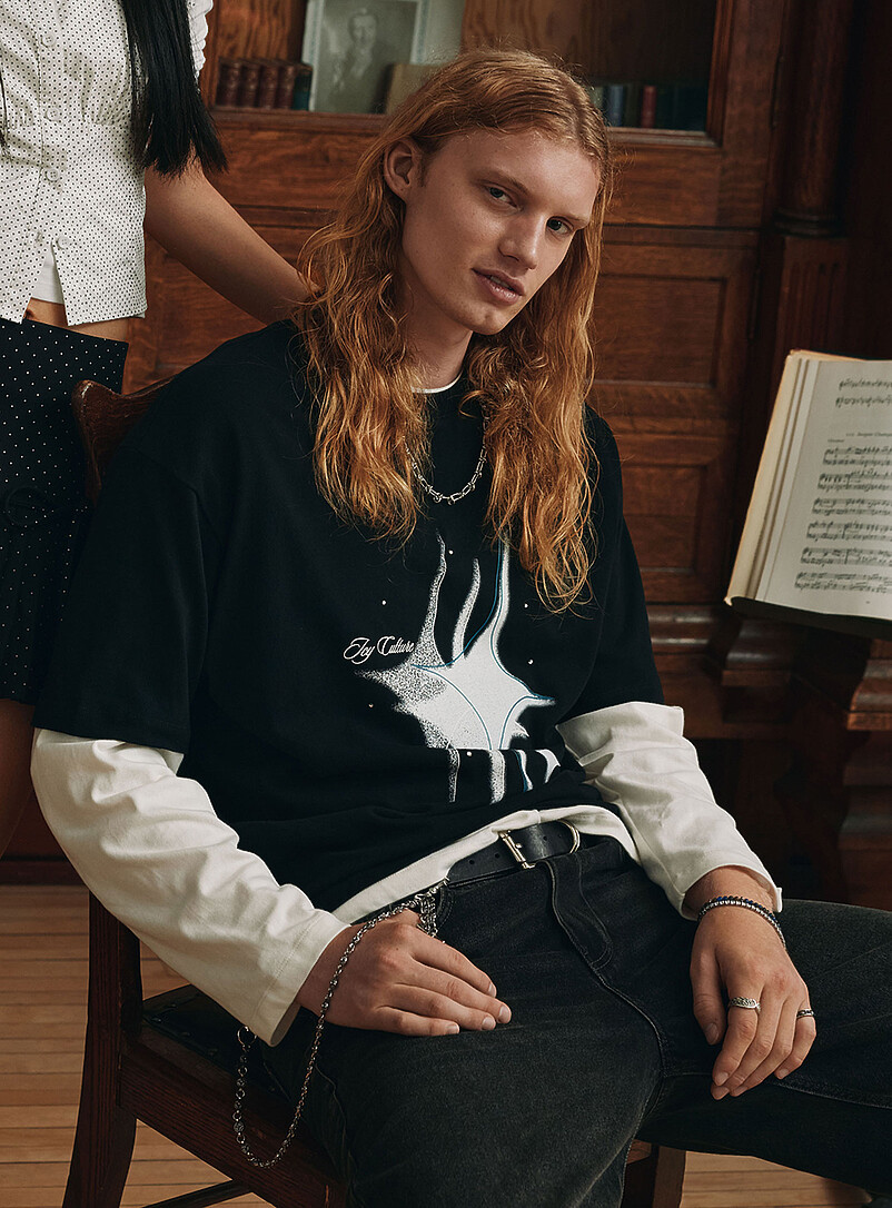 Y2K graphic print T-shirt Oversized fit product image (primary)