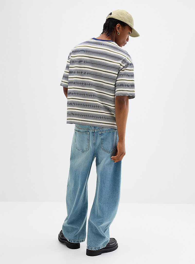 Mixed stripe T-shirt Oversized fit product image 2