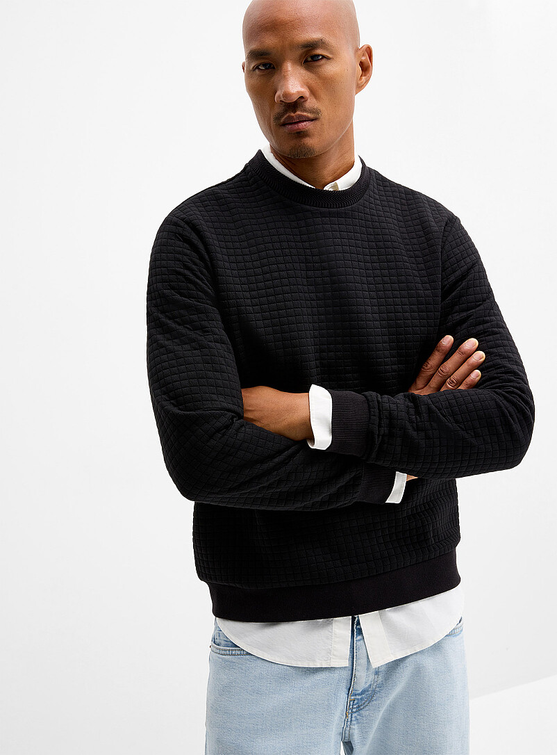 Embossed Geo Sweatshirt