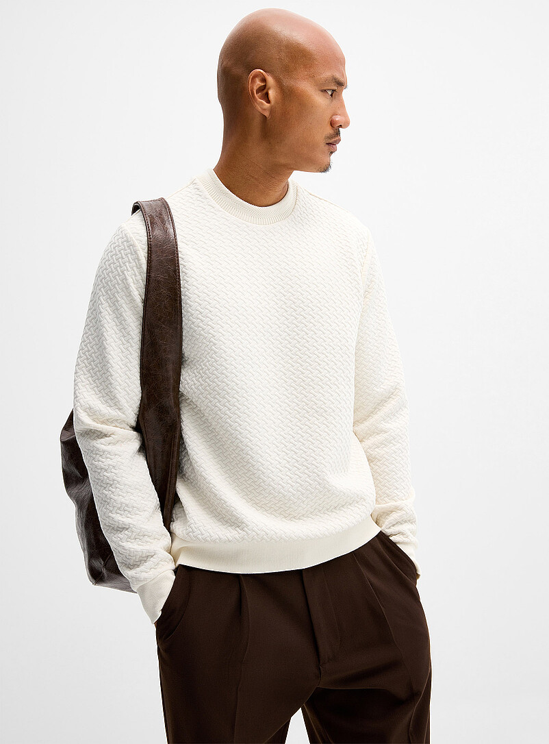 Embossed geo sweatshirt product image 2