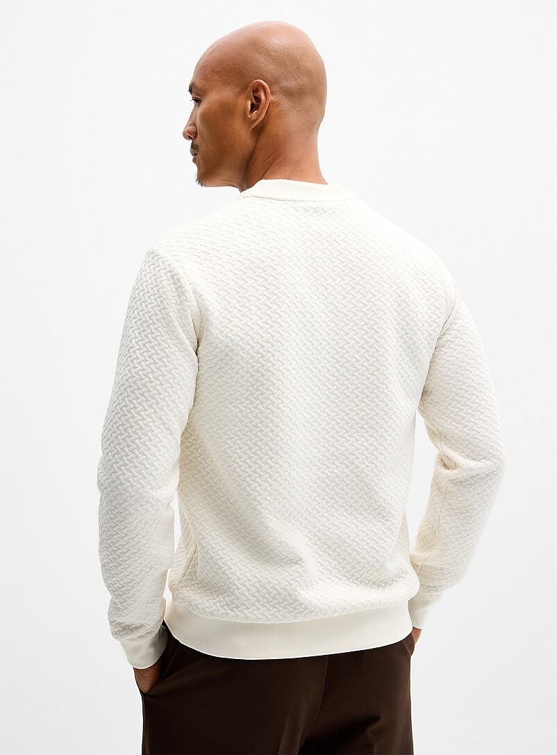 Embossed geo sweatshirt product image 3